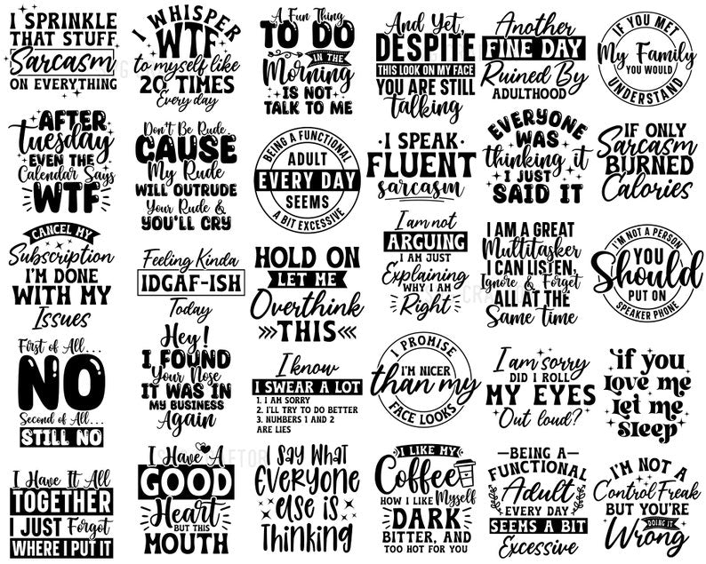 Instant Crafting Library | 50 SVG & PNG Designs